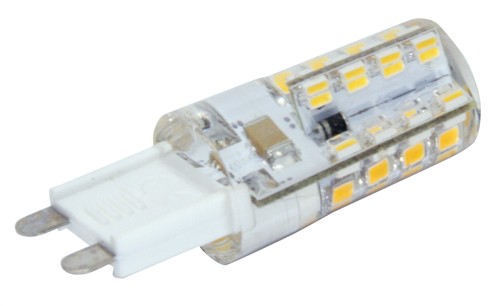 LED žárovka 230V/2,5W G9 silikon, teplá bílá