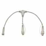 T rozbočovací kabel pro LED vánoční osvětlení PROFI 2-pin, bílá