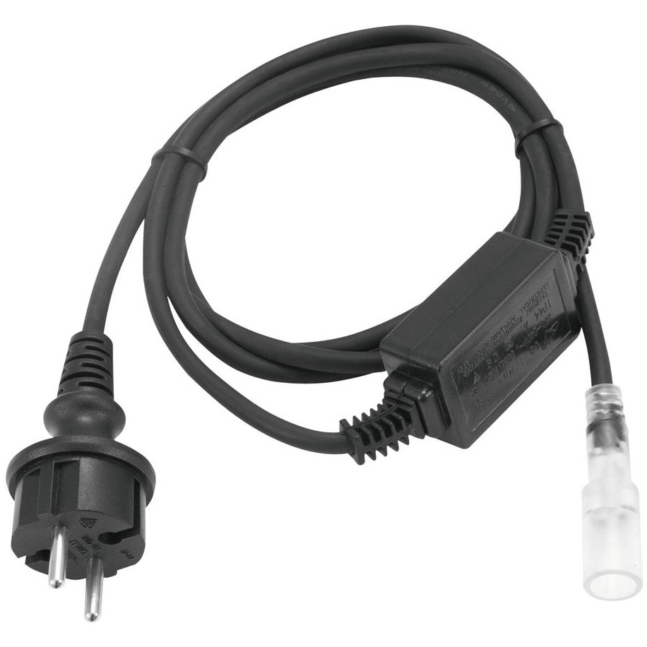 Fotografie Kabel napájecí 1 kanálový pro LED rubberlight se zástrčkou 5mm
