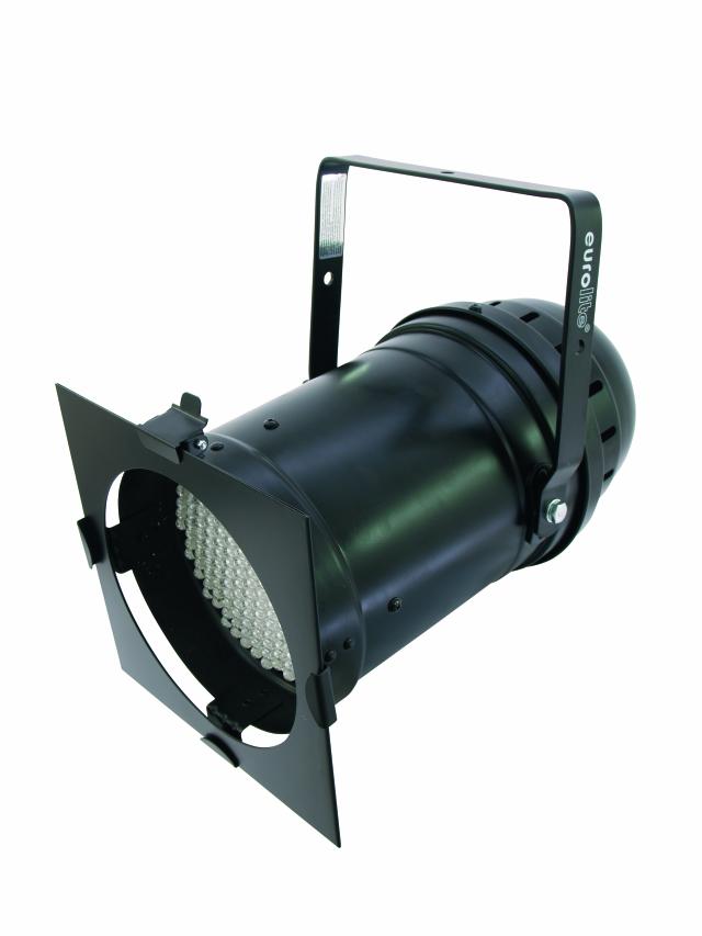 LED PAR reflektor-64 RGB dlouhý černý, 183x 10mm LED