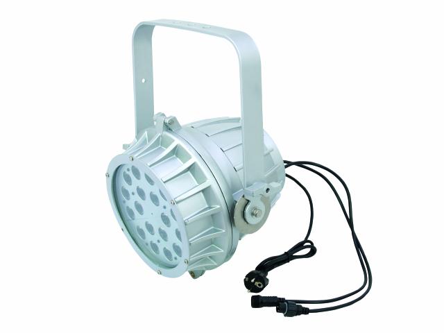 LED PAR reflektor-64 TCL IP65 stříbrný, 18x 3W LED