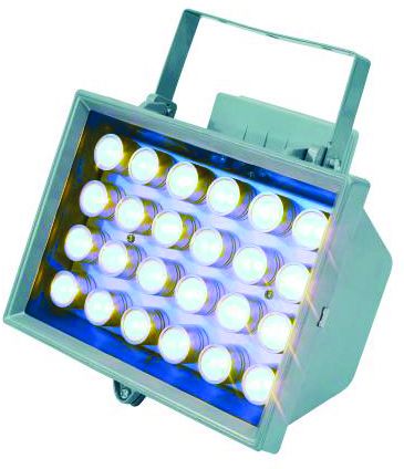 LED venkovní reflektor FL-24 bílý 3200K 40° IP54