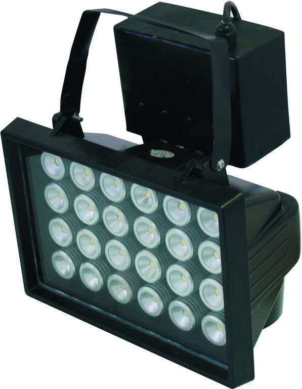 LED venkovní reflektor FL-24 zelený 10° IP54