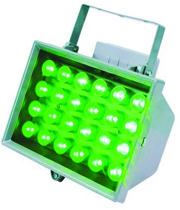 LED venkovní reflektor FL-24 zelený 40° IP54
