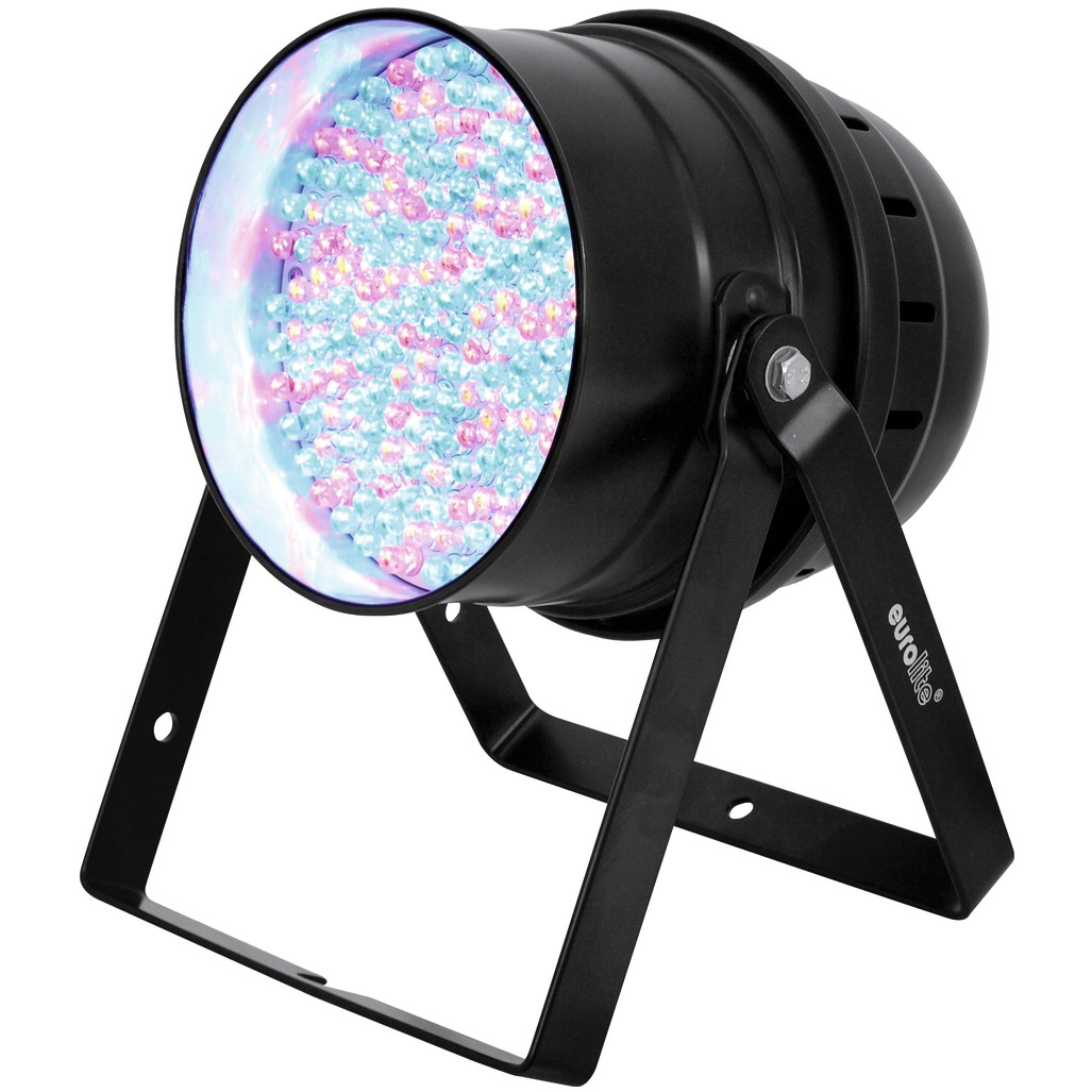 LED PAR reflektor-64 RGBA Floor spot černý, 177x 10 mm LED