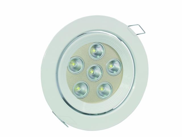 LED spot DL-6-40, 6x 3 W modré LED