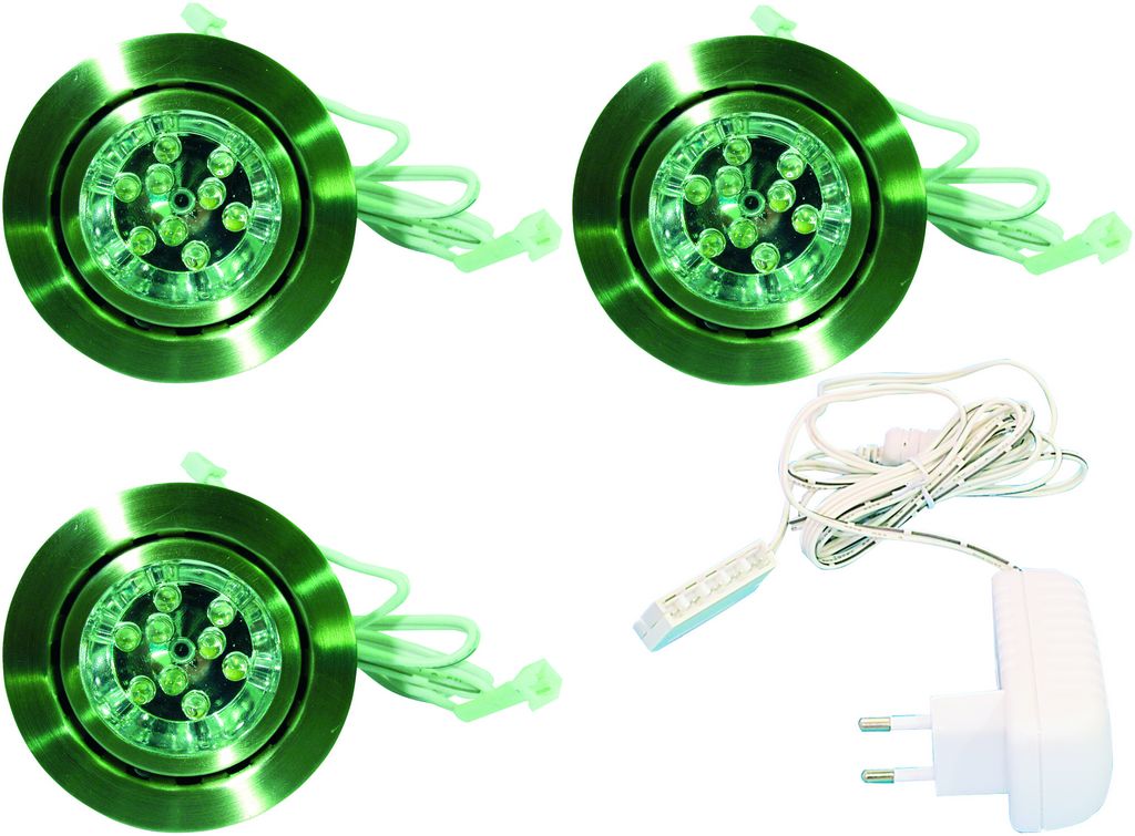 LED spot -70-9, NK- zelená LED