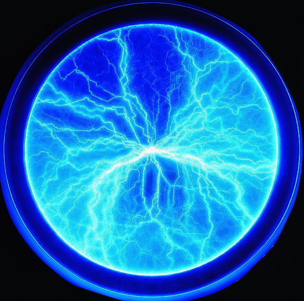 Plazma disk 40cm modrý