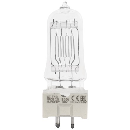 Halogenová lampa 230V/500W GY-9.5 T18 GCW GE