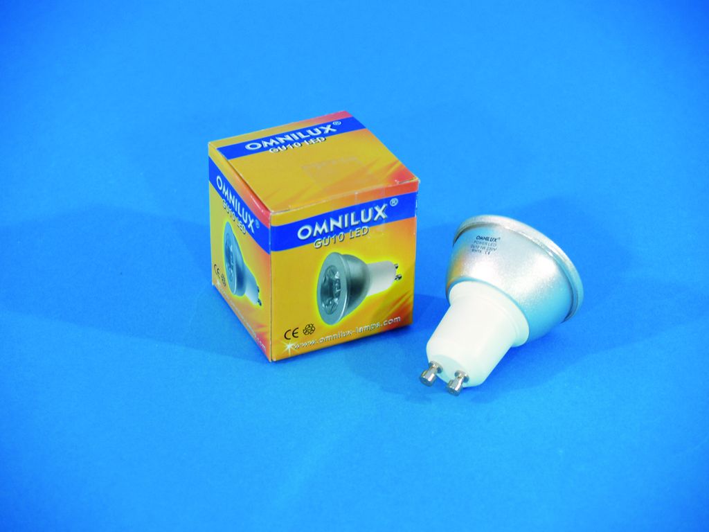 LED žárovka 230V GU-10 1W LED, bílá