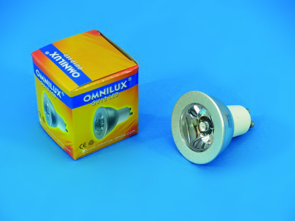 LED žárovka 230V GU-10 1W LED, bílá, 3000K C