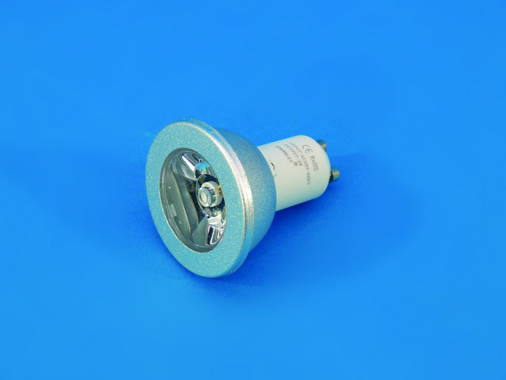 LED žárovka 230V GU-10 3W LED, 6500K