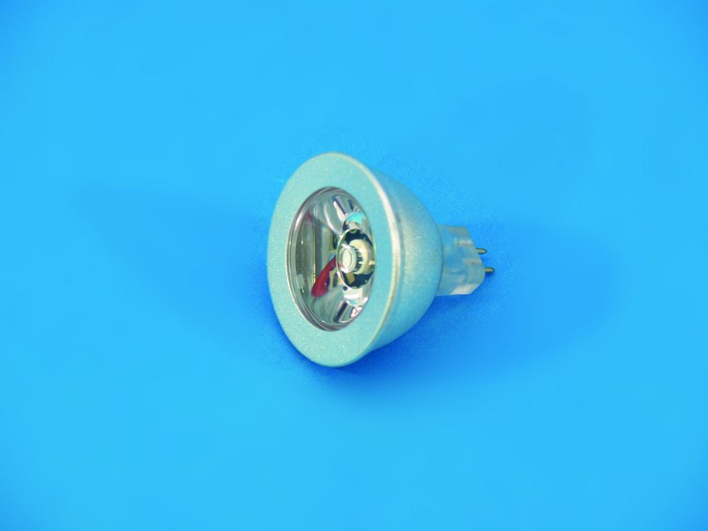 LED žárovka 12V MR-16 GX-5.3, 1W LED bílá, 3200K