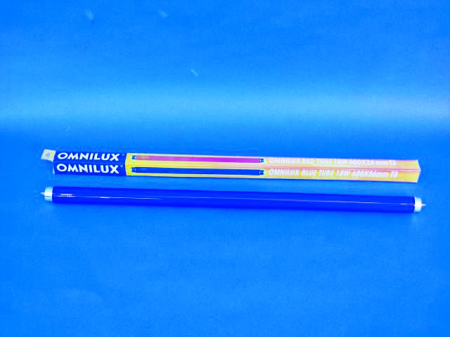 Zářivka 18W 600x26mm Omnilux, modrá