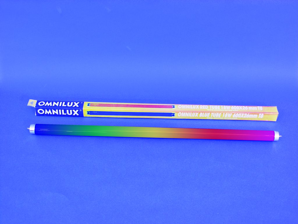 Zářivka 18W 600x26mm Omnilux, multicolor