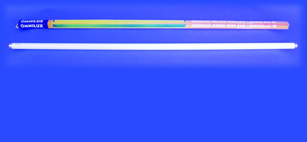 Zářivka 36W 1200x26mm G-13 T8 Omnilux, modrá