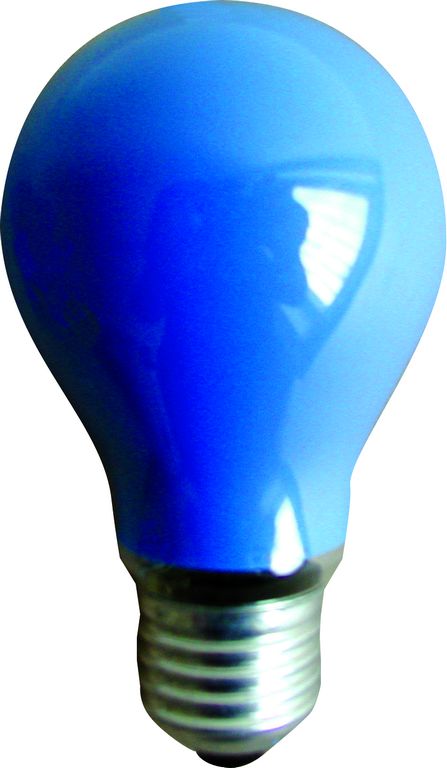Party žárovka 25W GE, modrá