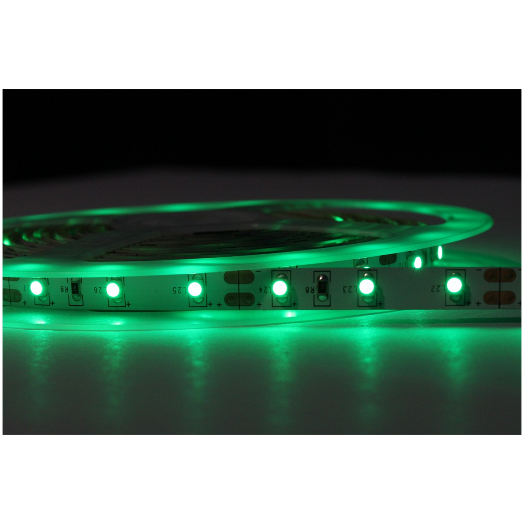 Fotografie LED páska SMD3528, zelená, 12V, 1m, 60 LED/m