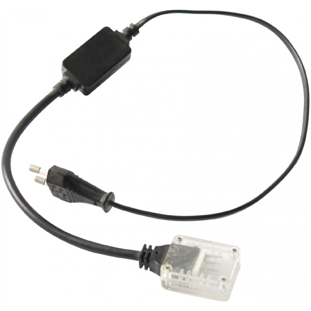 Fotografie Kabel napájecí pro LED plochý kabel RGB, 230V