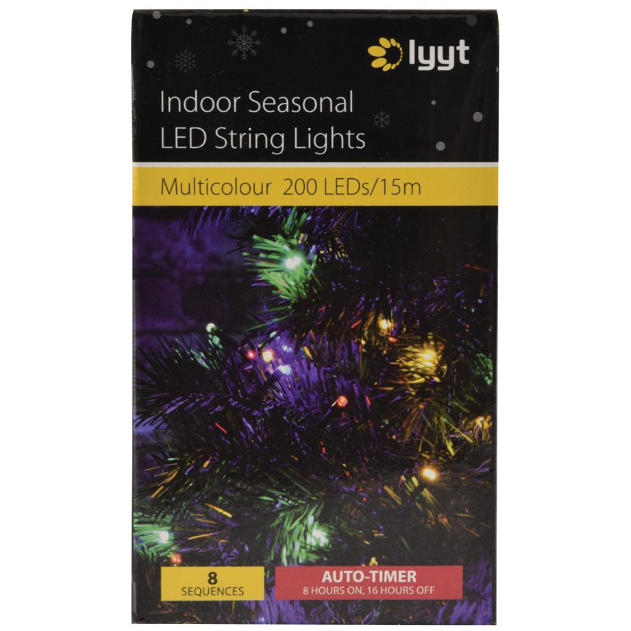 Fotografie Lyyt 200TS-MC 200 LED String Lights with Timer Control MC