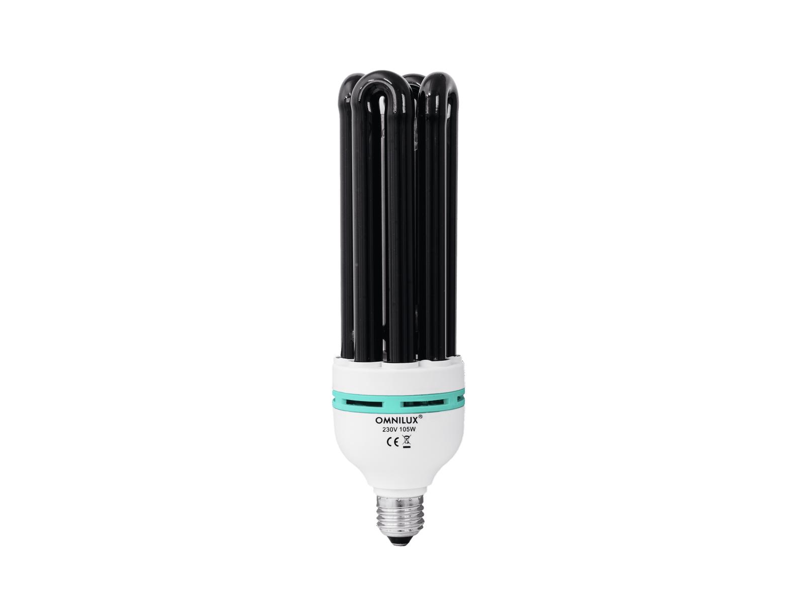 UV úsporná žárovka 105W E-27 4U, 255mm, Omnilux