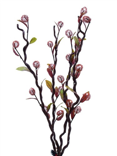 Kvetoucí větev Melaleuca, s LED diodami, 120cm