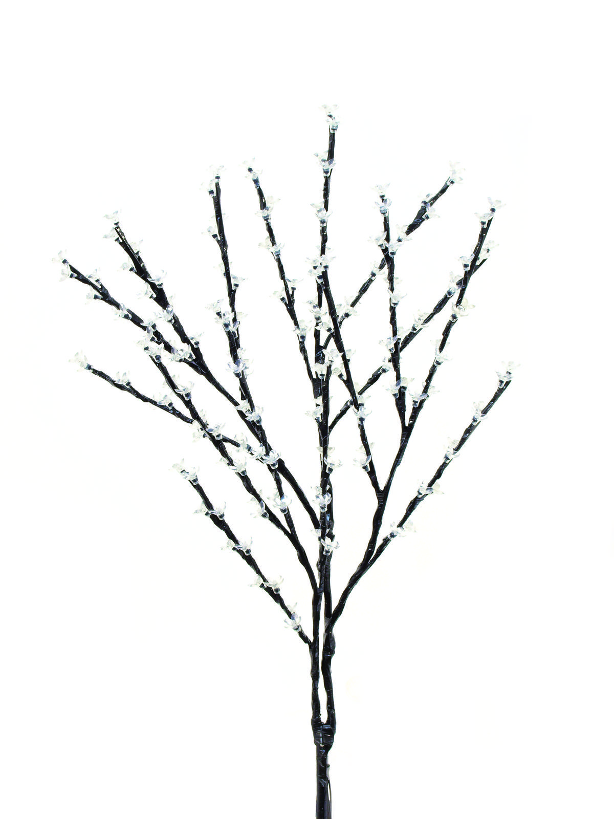 Kvetoucí větev, s bílými LED diodami, 1,2m