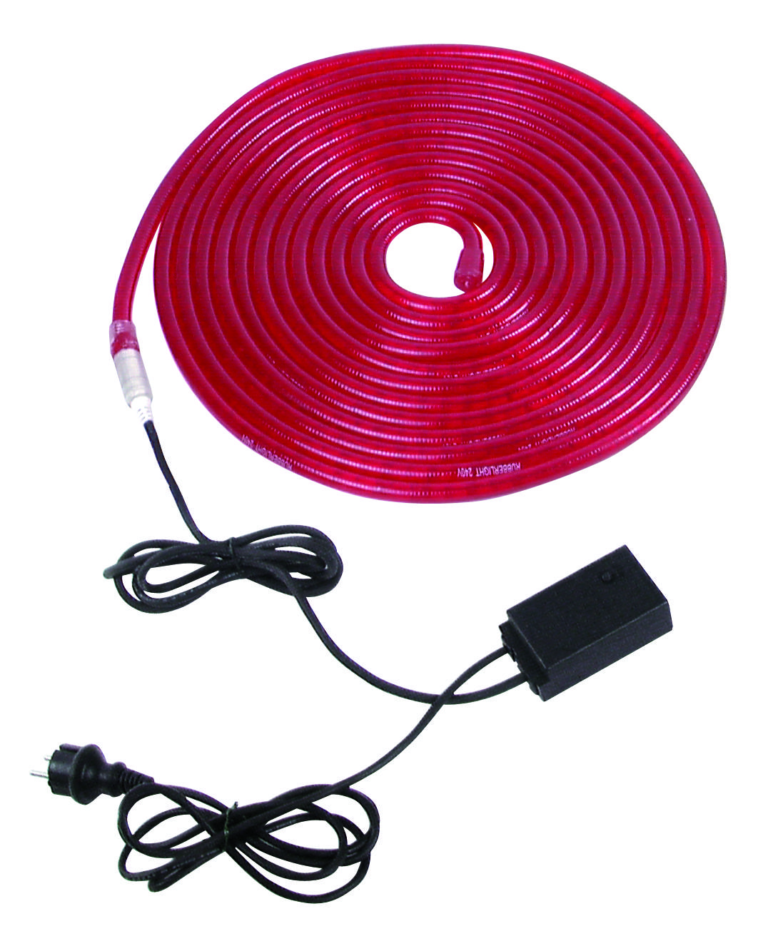 Světelná kabel, červený, 10m s ovladačem