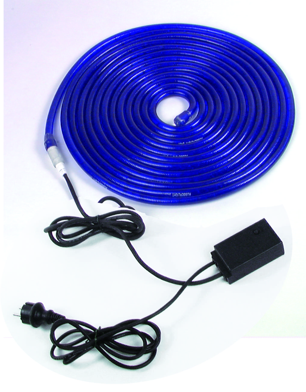 Světelná kabel, modrý, 10m s ovladačem