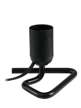 Lampička stolní pro patici E27, s vypínačem, černý