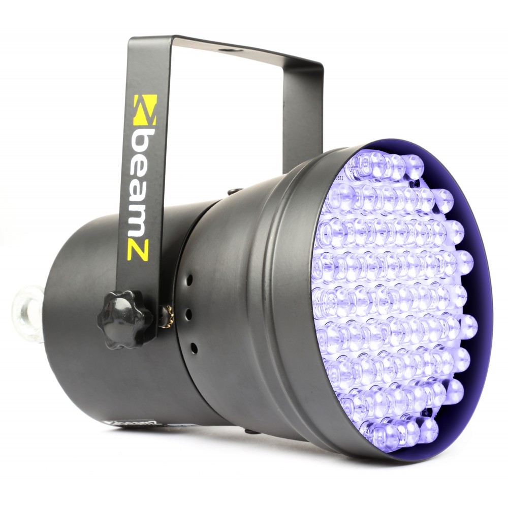 BeamZ LED PAR-36, 55x10mm UV LED reflektor, DMX