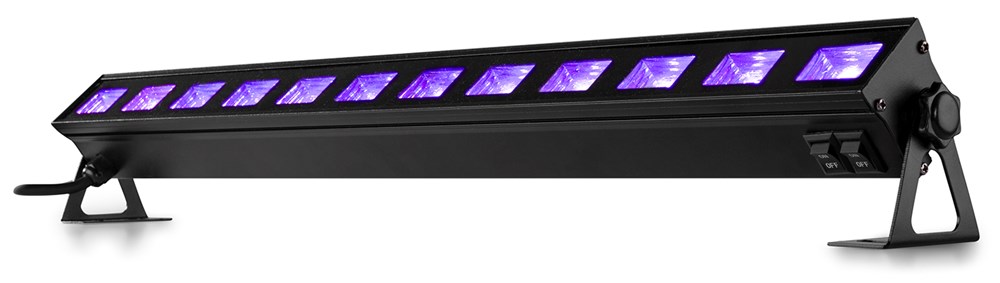 BeamZ BUVW123 BAR světelná lišta, 12x3W UV/WW LED