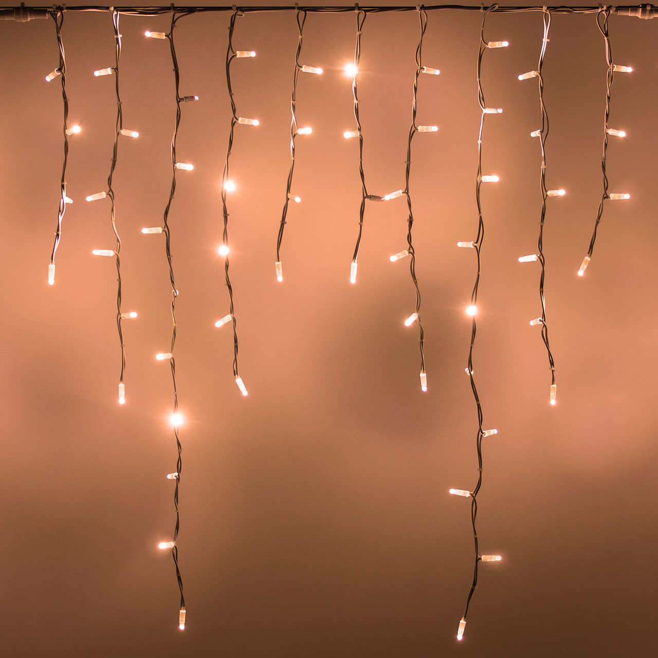 Flash LED krápník 3x1m 180 MAXI LED propojitelné venkovní, teplá bílá