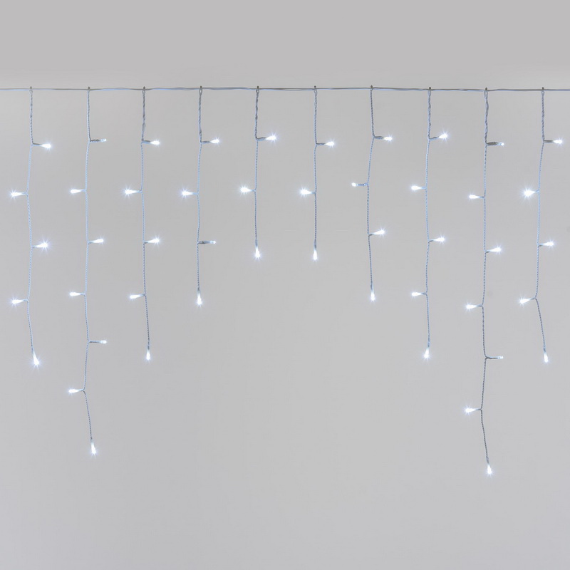 Flash LED krápník 4,2x0,7m 186 LED, 24V propojitelné venkovní, studená bílá