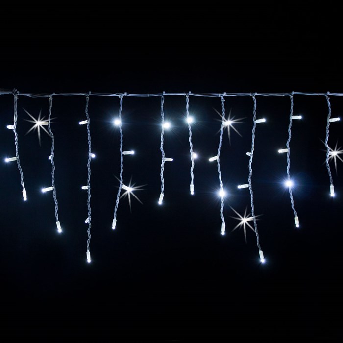Flash LED krápník 3x0,5m 114 MAXI LED propojitelné PROFI venkovní, studená bílá