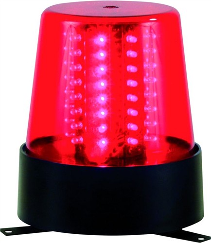 LED policejní maják, 56 LED, červený