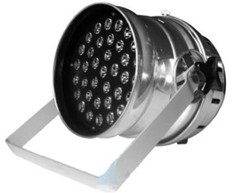 eLite LED PAR reflektor 64 36x3W RGB, stříbrný