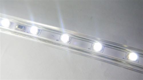 LED páska SMD 3528, studená bílá, AC220V, 1m, 60 LED/m, IP65