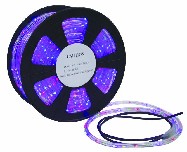 LED světelný kabel 44m, 24LED/m, multicolor