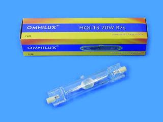 Výbojka HQI-TS 70W R-7-s modrá Omnilux