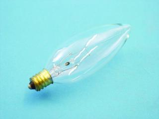 Halogenová lampa 230V/40W mléčná žárovka E12 Omnilux