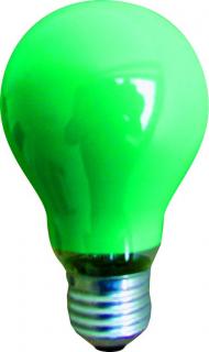 Party žárovka 25W GE, zelená