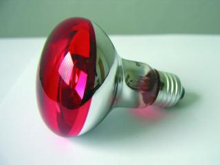 Barevná žárovka 230V/60W E-27 Omnilux, červená