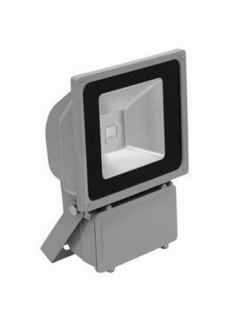 Venkovní RGB reflektor 1x 80W COB LED, s dálkovým ovladačem, 120°