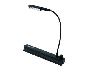 Stolní LED lampička flexibilní krk, AA baterie