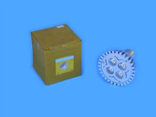 PAR žárovka-20 230V E-27 4x1LEDs Omnilux, zelená