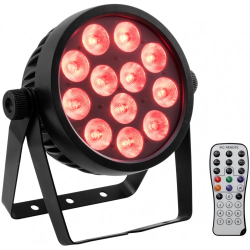 Eurolite LED 4C-12 Silent Slim reflektor, 12x 8W QCL LED, DMX