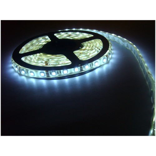 LED páska SMD5050, studená bílá, 12V, 1m, IP68, 60 LED/m