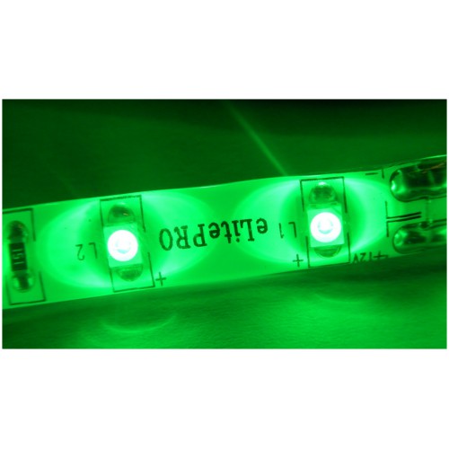 LED páska SMD3528, zelená, 12V, 1m, IP54, 60 LED/m